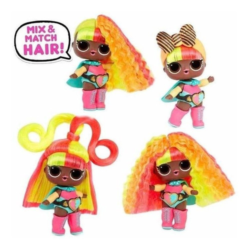 Muñeca Lol Surprise Hairvibes. Nueva Serie Pelo Extra Largo