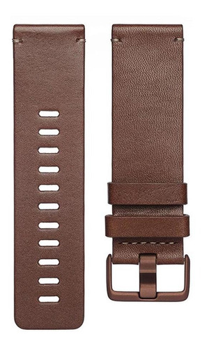 Des-pulsera De Cuero Para Fitbit Versa Cognac Talla Pequeña