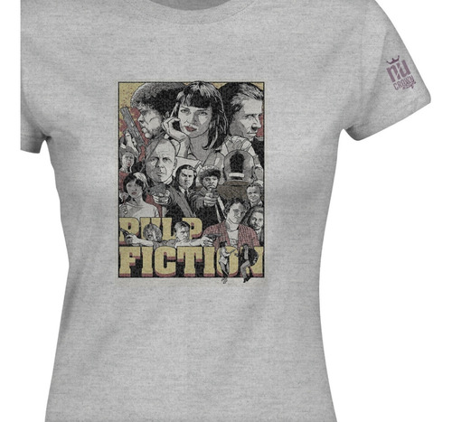 Camiseta Pulp Fiction Tiempo Violento Quentin Tarantino Ikgd