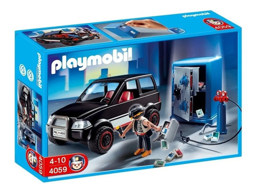 Playmobil 4059 Ladron De Caja Fuerte Mundo Manias