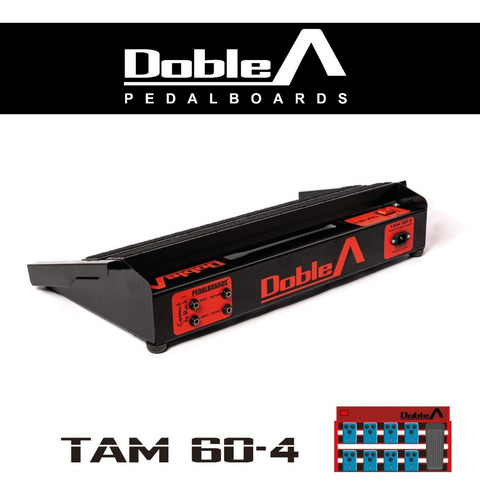 Imagen 3 de 6 de Pedalboard Doble A® - Modelo Tam 60-4 (incluye Bolso)