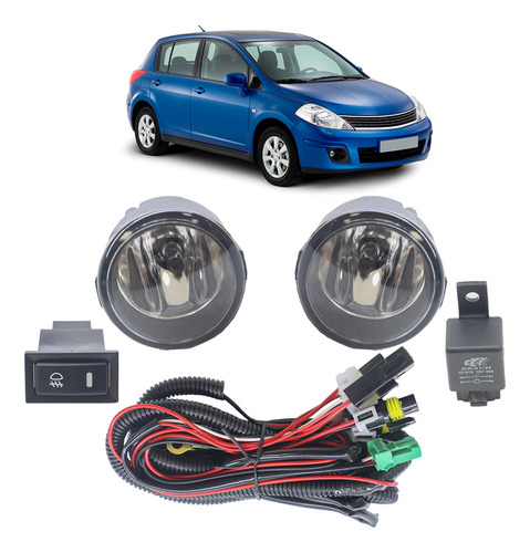 Kit Farol De Milha Nissan Tiida 2011 2010 2009 2008 2007