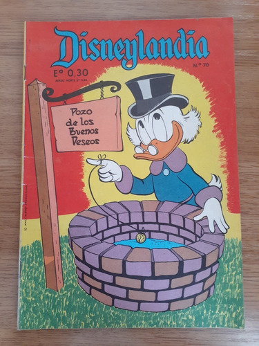 Cómic Disneylandia Año 2 Número 70 Editora Zig Zag 1964