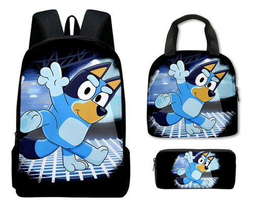 Mochila Bluey, Bolsa For El Almuerzo, Bolsa For Lápices