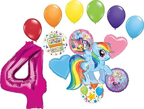 Globos De Fiesta Infantil My Little Pony 4th Birthday Party 