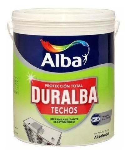 Duralba Techo Sin Fibra 4 Lts Alba - Deacero