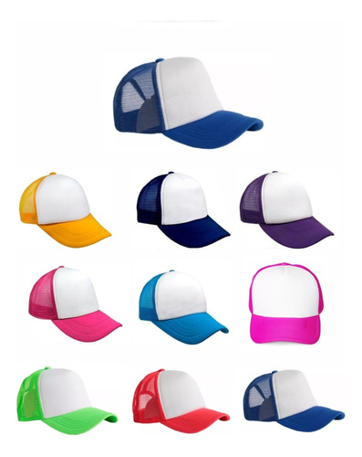 Gorra Trucker Pack X 5 Unidades Lisas Para Sublimar Kl