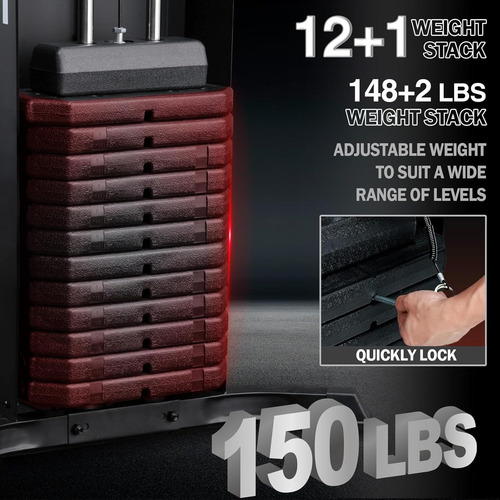 Gimnasio Mikolo Cuerpo Completo +100 Ejercicios Pila 150lb