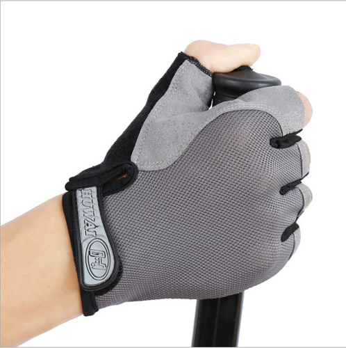 Half Finger Gloves High Stretch Sun Protection For Riding L
