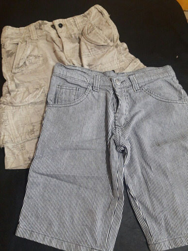 2 Bermudas Talle 10. La Beige Kevingston. Para Uso Diario