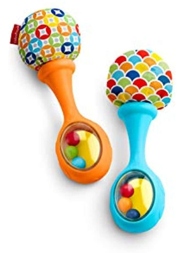 Fisher-price Rattle 'n Rock Maracas, Azul / Naranja [exclusi