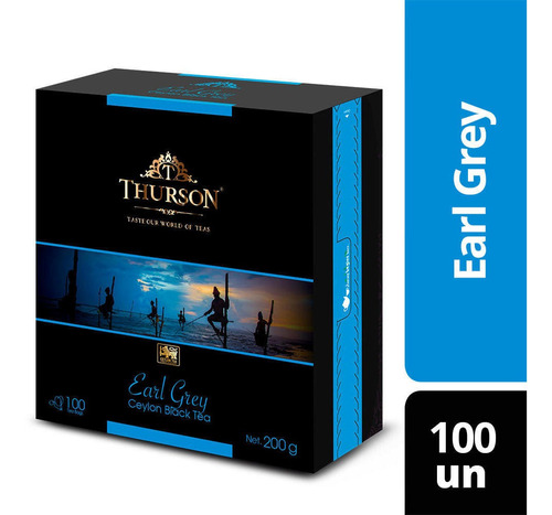 Te Thurson Earl Grey 100 Bolsitas