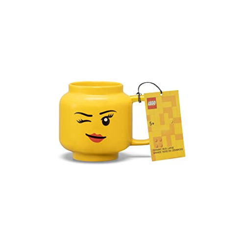 Room Copenhagen Lego Taza De Cerámica Winking Girl, Grande,