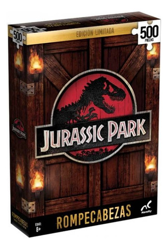 Jca-2905 Rompecabezas Coleccionable Jurassic Park 500 Pzs