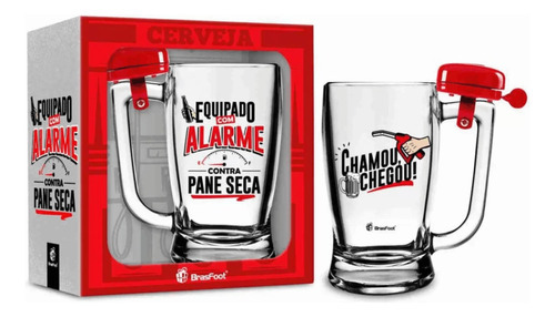 Canecas Caneca Brasfoot Caneca Campainha, caneca divertida , caneca presente, dia dos pais ,caneca de cerveja ,caneca de chopp capacidade 340mL