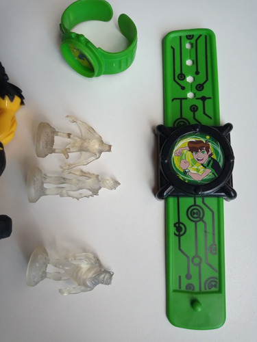 Lote Ben 10 Reloj X 2 Y Muñeco Shocksquatch