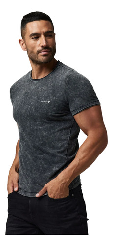 Polera Hombre J.j.o Muscle Fit Raw Edge Side Seams