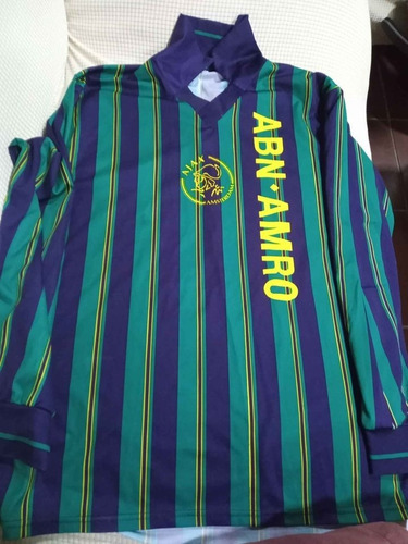 Camiseta Manga Larga Ajax Holanda Talle Xl