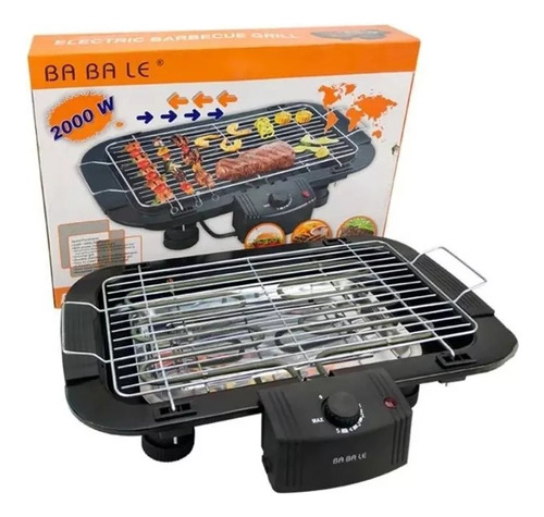 Parrillera Eléctrica Portátil Asado Barbacoa 2000w Grill