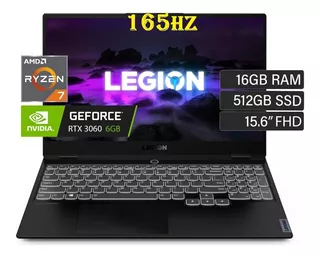 Lenovo Legion 7 Slim 165hz Ryzen 7, 16gb 512ssd Rtx3060 6gb