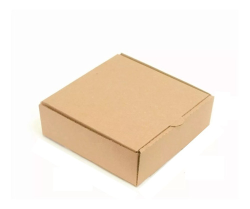 25 Cajas Para Pizza 25x22x6-cms Carton Corrugado Kraft