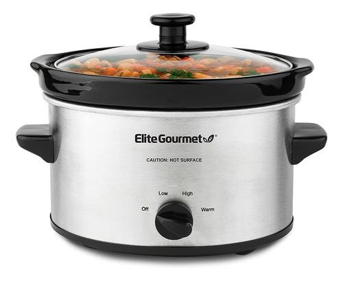 Elite Gourmet Mst-275xs# Óvalo Eléctrico Oval Slow Cooker, T