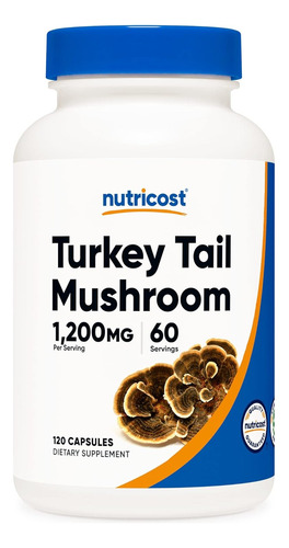 Nutricost Turkey Tail Mushroom 1200 Mg 120 Cápsulas