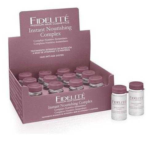  Ampollas Capilar Nutritivo Instantaneo Fidelite 15ml X12 