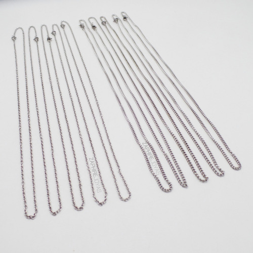 Pack 10 Cadenas Grumet /force 50cm Acero Quirurgico Xmayor