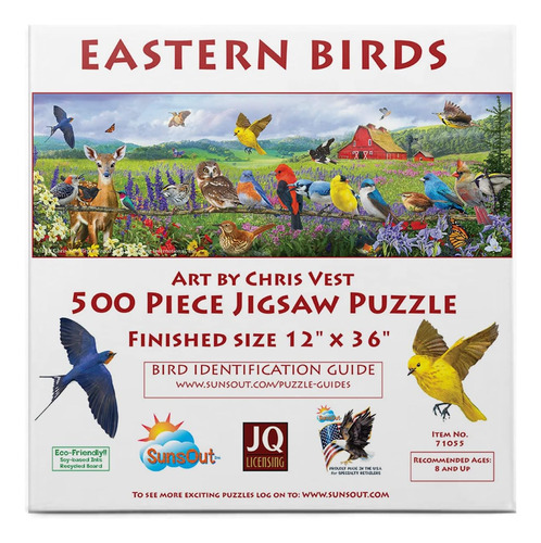 Rompecabezas Eastern Birds De 500 Piezas - Sunsout Inc