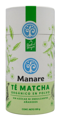 Té Matcha En Polvo Orgánico 100 Gr