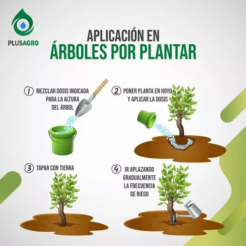 Hidrogel 1 Kg Retenedor De Agua Disminuye Riego