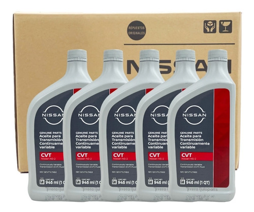 5 Aceite Transmision Automatica Cvt Original Nissan Ns2