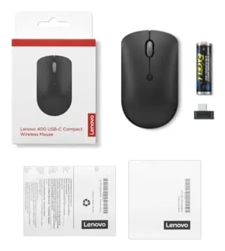Mouse Inalámbrico Compacto Lenovo 400 Usb-c