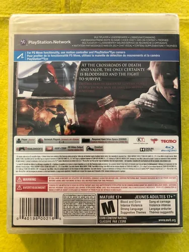 Ninja Gaiden 3 Ps3 Fisico Nuevo Sellado