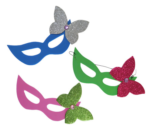 5 Máscaras De Carnaval Eva Rosto Ou Decoração Imediato