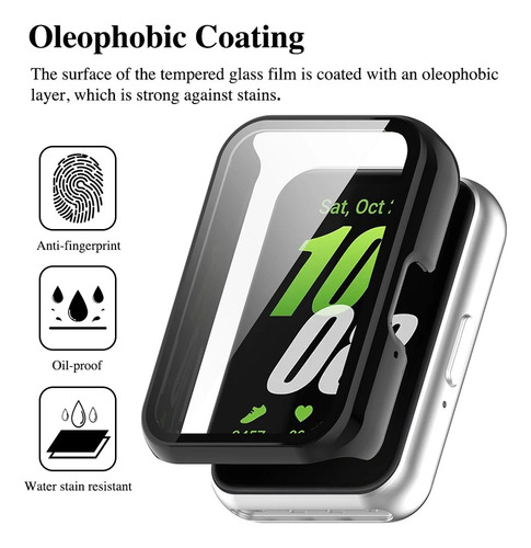 C Carcasa Protectora De Vidrio Templado Para Samsung Galaxy