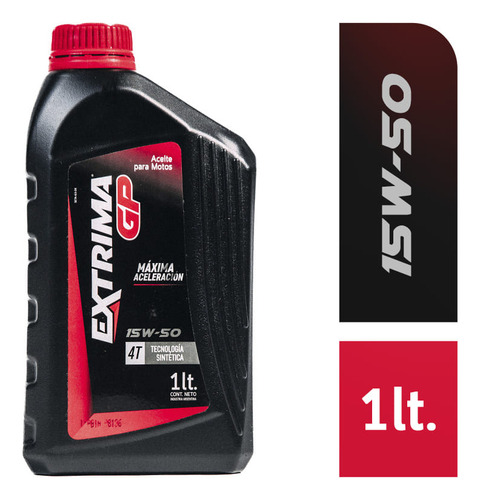 Lubricante Semisintético Extrima Moto 4t 15w50.