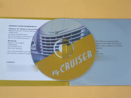 Chrysler Pt Cruiser 2001 Catálogo Press Release Oficial Eua