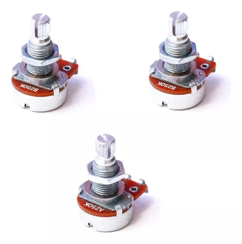 Potenciômetro B250k 16/18 Alpha Tambor Pequeno Eixo Longo