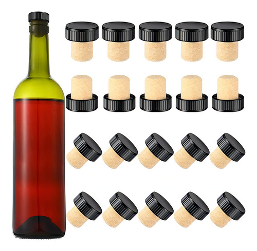 Corchos De Vino En Forma De T Con Tapa De Plástico, Tapón
