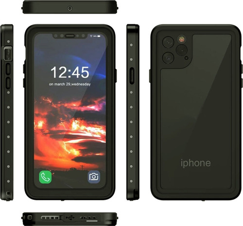 Funda Para iPhone 11/ 11 Pro/ 11 Pro Max Armor 360 Uso Rudo