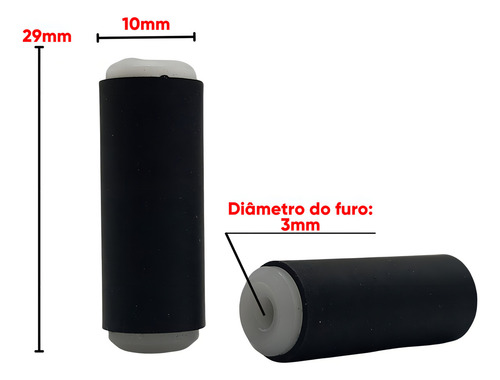Rolete Para Plotter Impressoras 29x10mm