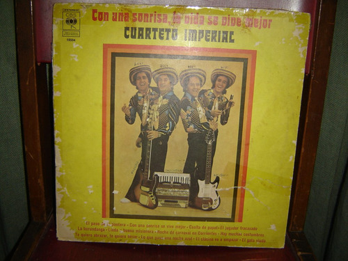 Cuarteto Imperial - Con Una Sonrisa  - Cumbia - Lp - Vinilo