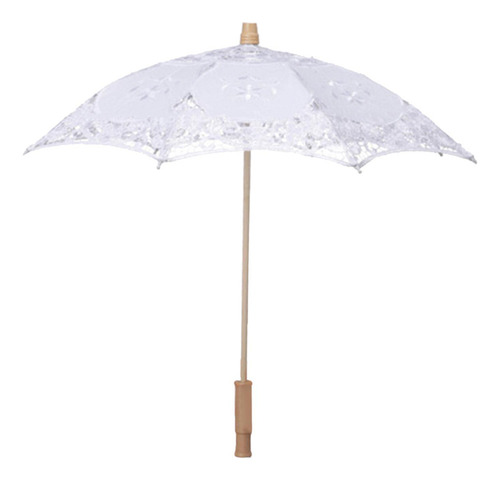Guarda-chuva De Renda Guarda-sol Bordado Guarda-chuva De