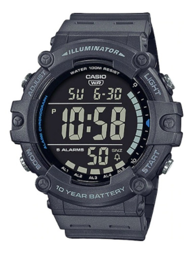 Reloj Hombre Casio Ae-1500wh-8bv. Digital. Total Black.