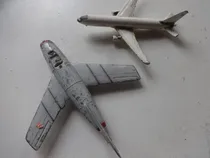 Comprar 2 Mig 15 Avion Ruso Lote Juguete Boeing 767 Juguete Escala