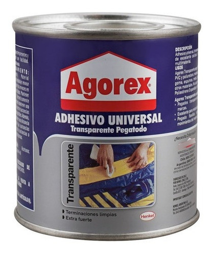 Agorex Adhesivo Universal Transparente Tarro 750cc