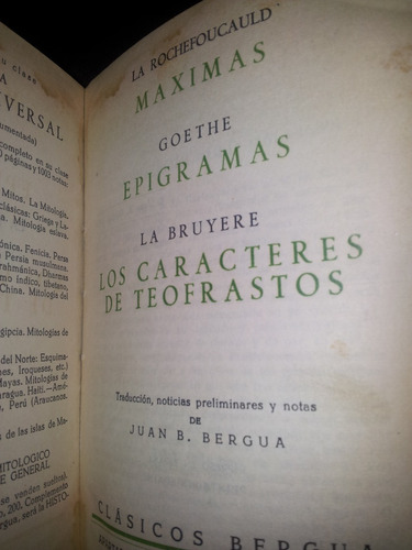 La Bruyere.caracteres De Teofrasto.maximas Meditaciones