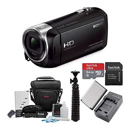 Videocámara Handycam Hdr-cx405 / B (negro) +premium 64 Gb